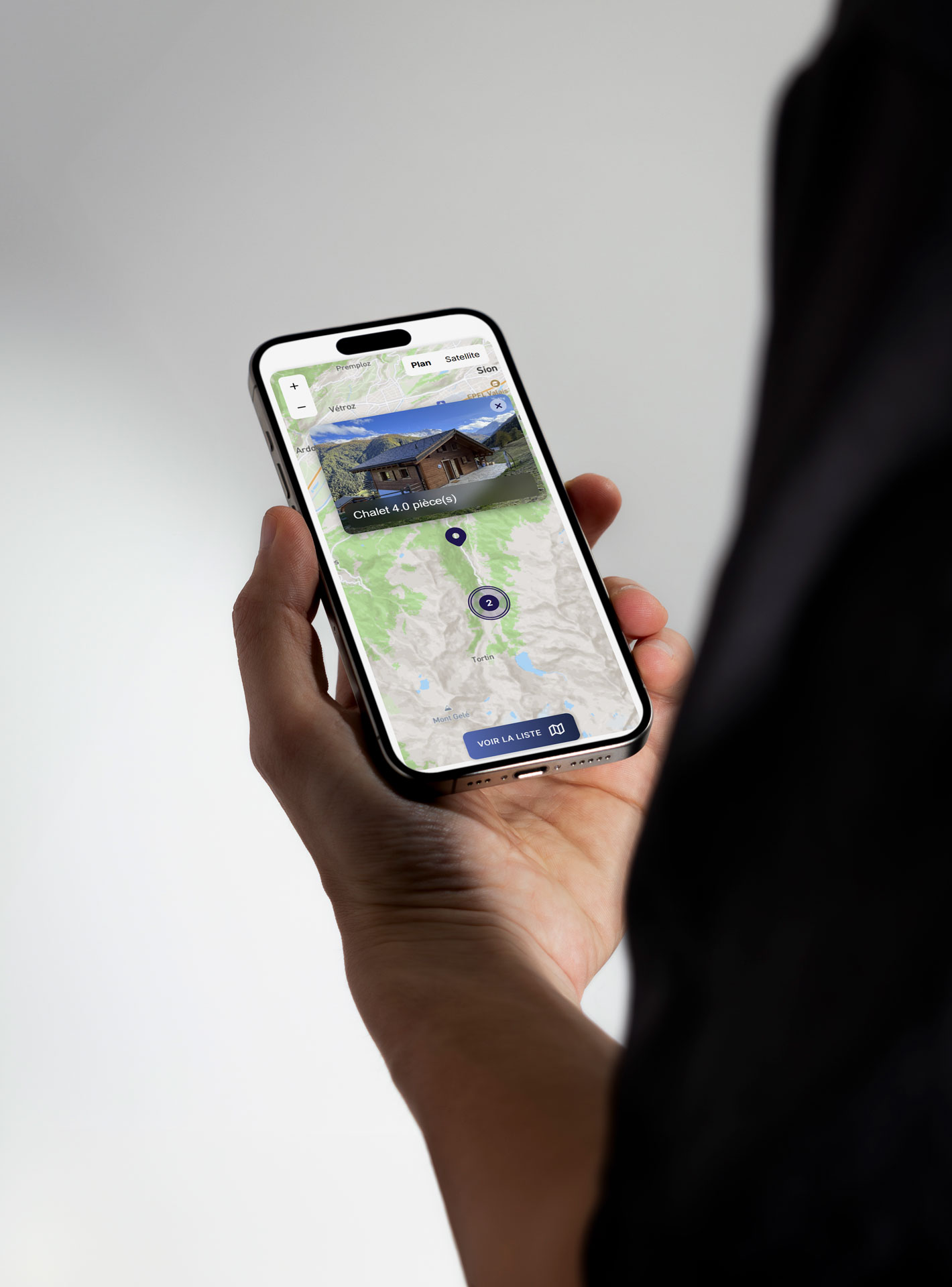 Site d'Inter-agence sur smartphone